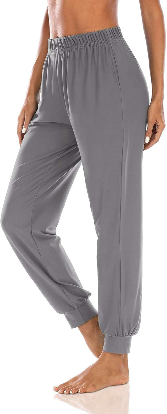 Womens Joggers with Pockets Loose Yoga Sweatpants Casual Harem Workout Lounge Pants